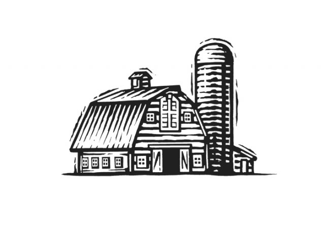 Barn-woodcut