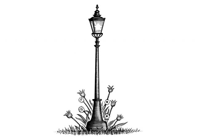 Lamp-Post-Spring-art