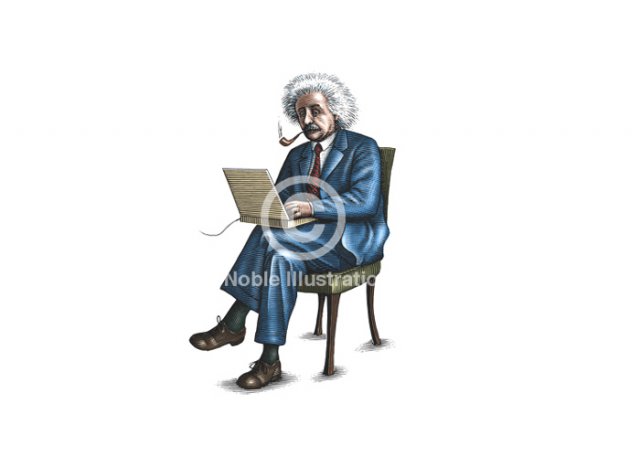 einstein-with-laptop