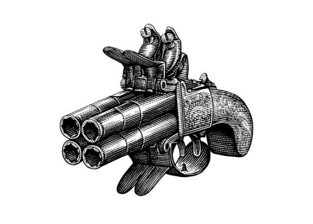 four-barrel-gun-art