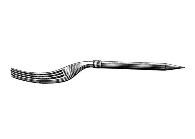 pencil-fork-art